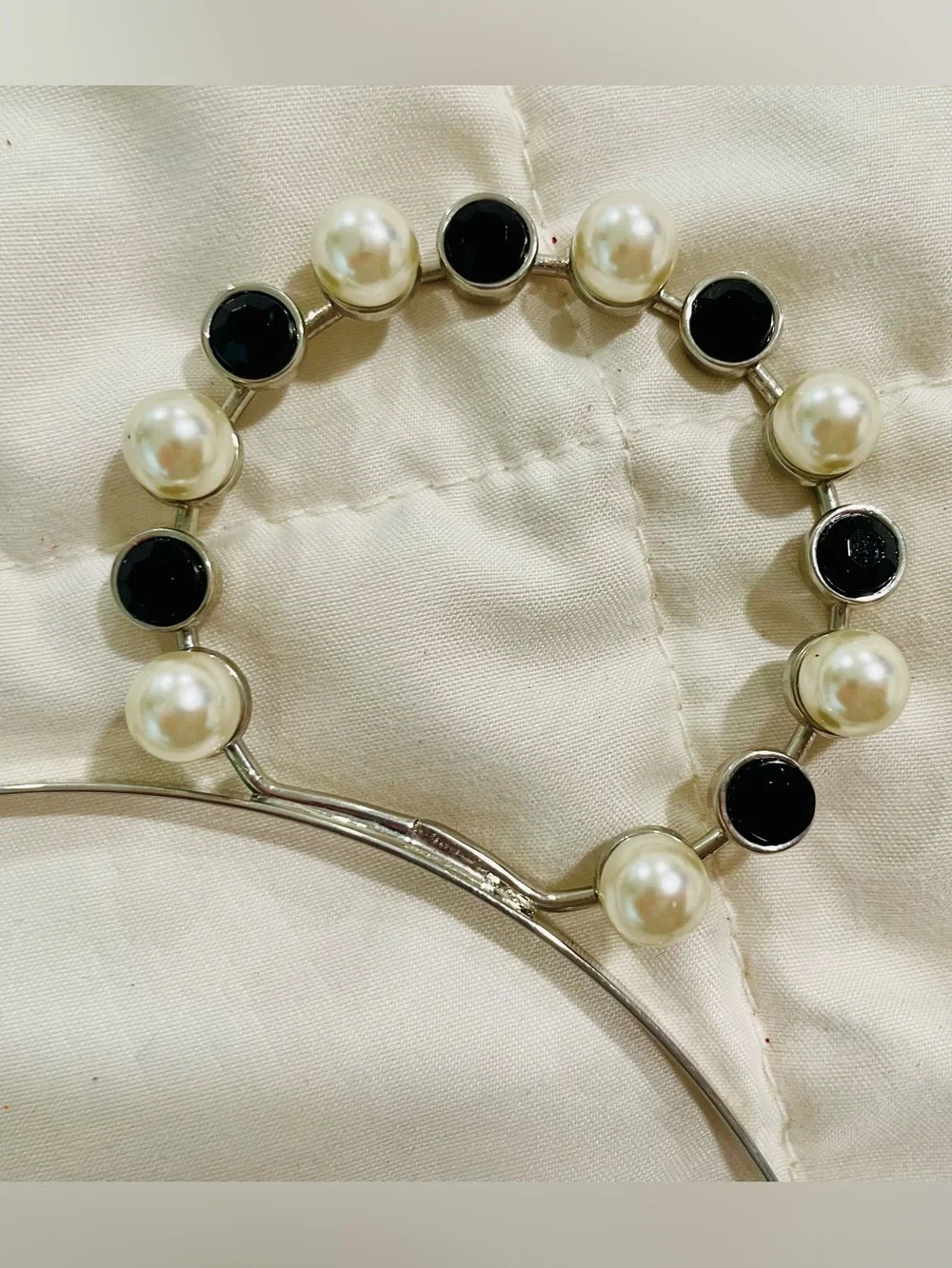 Walt Disney World Parks Mickey Mouse Ears Metal and Gems Headband-NWOT